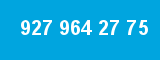 927 964 27 75 927 964 27 75